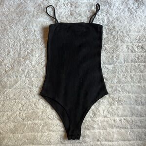black bodysuit